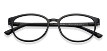 Load image into Gallery viewer, Black Round Full Rim Unisex Eyeglasses by Lenskart Air Computer Glasses-142794