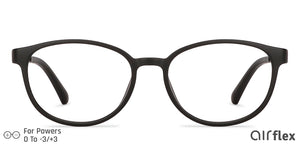 Black Round Full Rim Narrow Unisex Eyeglasses by Lenskart Air-136702