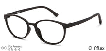 Load image into Gallery viewer, Black Round Full Rim Narrow Unisex Eyeglasses by Lenskart Air-136702