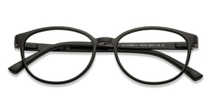 Black Round Full Rim Narrow Unisex Eyeglasses by Lenskart Air-136702