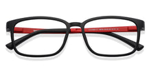 Load image into Gallery viewer, Black Rectangle Full Rim Unisex Eyeglasses by Lenskart Air Computer Glasses-142852