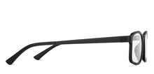 Load image into Gallery viewer, Black Rectangle Full Rim Unisex Eyeglasses by Lenskart Air LA-136708
