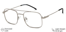 Load image into Gallery viewer, Gunmetal Square Full Rim Unisex Eyeglasses by Vincent Chase-136759