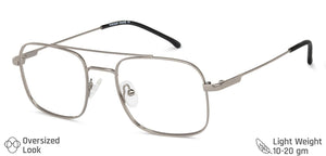 Gunmetal Square Full Rim Unisex Eyeglasses by Vincent Chase-136759