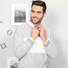 Load image into Gallery viewer, Gunmetal Rectangle Full Rim Unisex Eyeglasses by Vincent Chase VC-136761