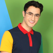 Load image into Gallery viewer, Gunmetal Rectangle Full Rim Unisex Eyeglasses by Vincent Chase Online-136811