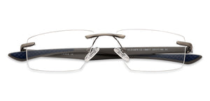 Grey Rectangle Rimless Unisex Eyeglasses by Lenskart Air Computer Glasses-147967
