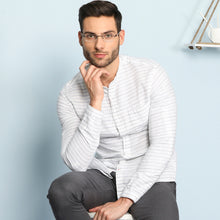 Load image into Gallery viewer, Grey Rectangle Rimless Narrow Unisex Eyeglasses by Vincent Chase-136824