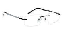 Load image into Gallery viewer, Grey Rectangle Rimless Narrow Unisex Eyeglasses by Vincent Chase-136824