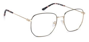 Gold Square Full Rim Unisex Eyeglasses by Vincent Chase Essentials-136851
