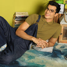 Load image into Gallery viewer, Gunmetal Geometric Full Rim Unisex Eyeglasses by Vincent Chase Computer Glasses-138069