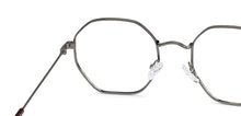 Load image into Gallery viewer, Gunmetal Hexagonal Full Rim Narrow Unisex Eyeglasses by Vincent Chase-136853