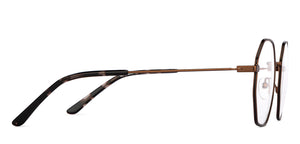 Brown Geometric Full Rim Unisex Eyeglasses by Vincent Chase-201839