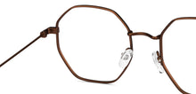 Load image into Gallery viewer, Brown Geometric Full Rim Unisex Eyeglasses by Vincent Chase-201839