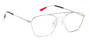 Gold Wayfarer Full Rim Unisex Eyeglasses by Vincent Chase Online-136856