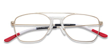Load image into Gallery viewer, Gold Wayfarer Full Rim Unisex Eyeglasses by Vincent Chase Online-136856