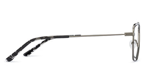 Gunmetal Square Full Rim Unisex Eyeglasses by Vincent Chase VC-136859