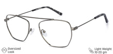 Load image into Gallery viewer, Gunmetal Square Full Rim Unisex Eyeglasses by Vincent Chase VC-136859