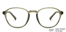 Load image into Gallery viewer, Green Round Full Rim Unisex Eyeglasses by Lenskart Air Online-137084