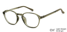 Load image into Gallery viewer, Green Round Full Rim Unisex Eyeglasses by Lenskart Air Online-137084