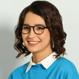Black Square Full Rim Unisex Eyeglasses by Lenskart Air Computer Glasses-146720