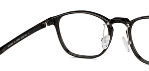 Black Square Full Rim Unisex Eyeglasses by Lenskart Air Computer Glasses-146720