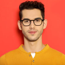 Load image into Gallery viewer, Black Square Full Rim Unisex Eyeglasses by Lenskart Air Computer Glasses-146720