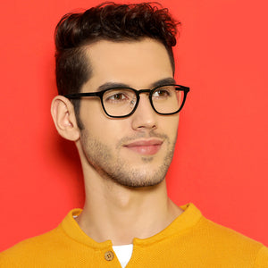 Black Square Full Rim Unisex Eyeglasses by Lenskart Air Computer Glasses-146720
