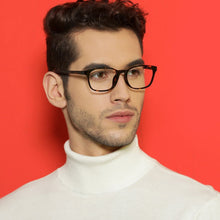 Load image into Gallery viewer, Brown Square Full Rim Unisex Eyeglasses by Lenskart Air Online-137089