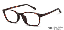 Load image into Gallery viewer, Brown Square Full Rim Unisex Eyeglasses by Lenskart Air Online-137089