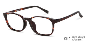 Brown Square Full Rim Unisex Eyeglasses by Lenskart Air Online-137089
