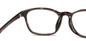 Brown Square Full Rim Unisex Eyeglasses by Lenskart Air Online-137089