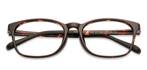 Brown Square Full Rim Unisex Eyeglasses by Lenskart Air Online-137089