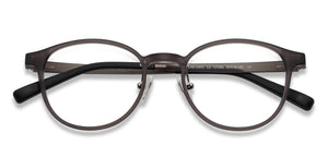 Grey Round Full Rim Unisex Eyeglasses by Lenskart Air LA-137092
