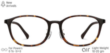 Load image into Gallery viewer, Brown Rectangle Full Rim Unisex Eyeglasses by Lenskart Air LA-137100