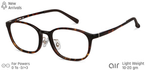 Brown Rectangle Full Rim Unisex Eyeglasses by Lenskart Air LA-137100