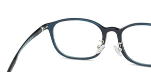 Blue Rectangle Full Rim Unisex Eyeglasses by Lenskart Air Computer Glasses-146718