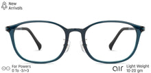 Load image into Gallery viewer, Blue Rectangle Full Rim Unisex Eyeglasses by Lenskart Air Computer Glasses-146718