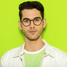 Load image into Gallery viewer, Brown Round Full Rim Medium Unisex Eyeglasses by Lenskart Air-137102