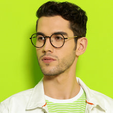 Load image into Gallery viewer, Brown Round Full Rim Medium Unisex Eyeglasses by Lenskart Air-137102