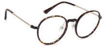 Load image into Gallery viewer, Brown Round Full Rim Medium Unisex Eyeglasses by Lenskart Air-137102