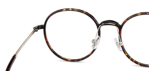 Brown Round Full Rim Medium Unisex Eyeglasses by Lenskart Air-137102