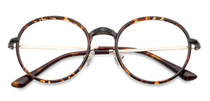 Brown Round Full Rim Medium Unisex Eyeglasses by Lenskart Air-137102