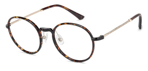 Brown Round Full Rim Medium Unisex Eyeglasses by Lenskart Air-137102