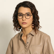 Load image into Gallery viewer, Blue Round Full Rim Unisex Eyeglasses by Lenskart Air LA-137103