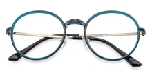Load image into Gallery viewer, Blue Round Full Rim Unisex Eyeglasses by Lenskart Air LA-137103