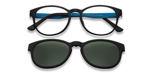 Green Round Full Rim Unisex Eyeglasses by Lenskart Air Online-137751