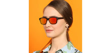 Load image into Gallery viewer, Orange Rectangle Full Rim Unisex Eyeglasses by Lenskart Air Online-137753
