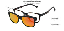 Load image into Gallery viewer, Orange Rectangle Full Rim Unisex Eyeglasses by Lenskart Air Online-137753