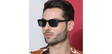 Load image into Gallery viewer, Green Rectangle Full Rim Unisex Eyeglasses by Lenskart Air Online-137755
